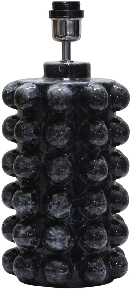 Hallbergs Bubbles BLACK MARBEL - Lampfot