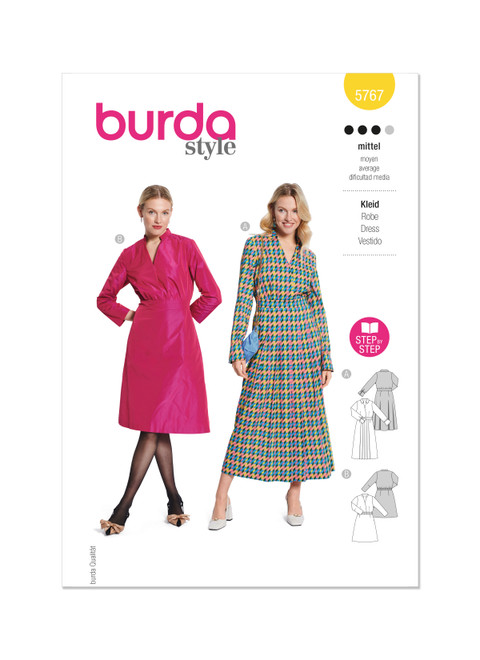 Burda 5767 Misss' Dress