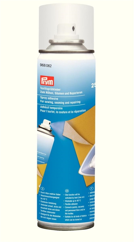 Prym PRYM - Spray lim 250ml Aerosol, Limmet aktiveras genom strykning.