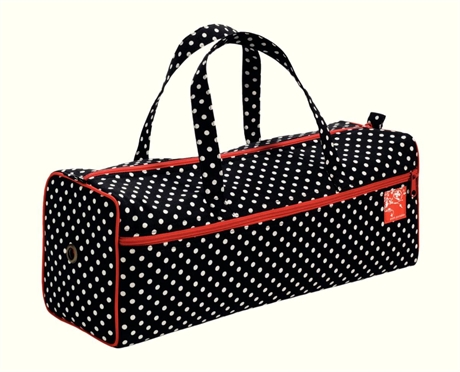 Prym PRYM - POLKA DOTS svart/vit Bag för handarbete 44 x 14 17 cm