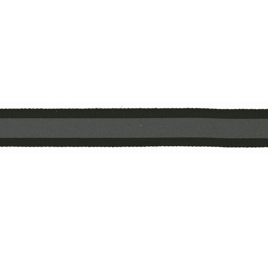 KC Reflex ripsband, 10mm - Svart