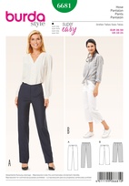 6681. Burda Dam - TROUSERS