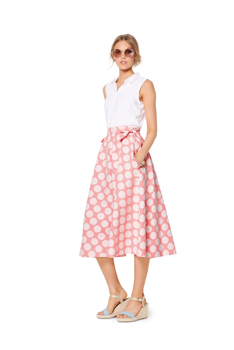 6319. Burda Dam - BURDA STYLE PATTERN MISSES' BELL SHAPED SKIRT