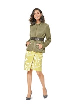 6337. Burda Dam - BURDA STYLE PATTERN MISSES' QUILTED JACKET