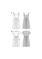 6343. Burda Dam - BURDA STYLE PATTERN MISSES' PINAFORE DRESS