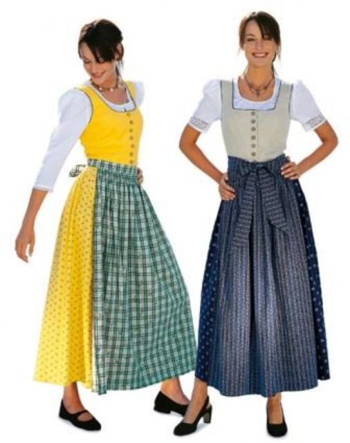 8448. Burda Dam - DIRNDL DRESS