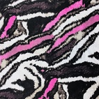 Tiger, pink - Viscose jersey