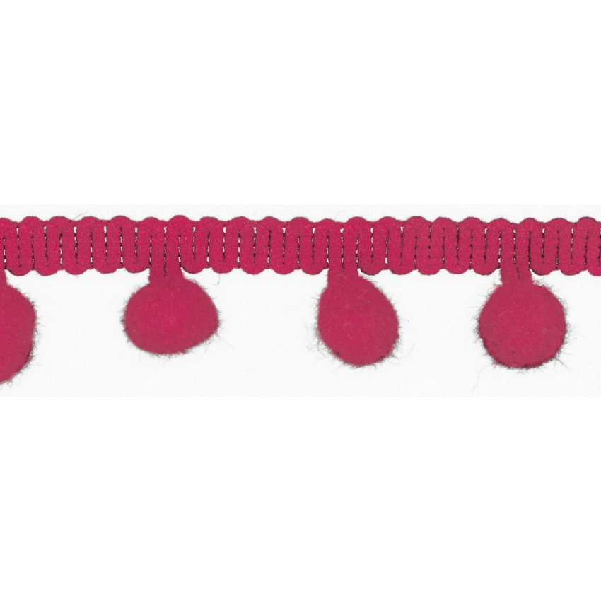 Pom-Pom band, 15mm - Fuchsia