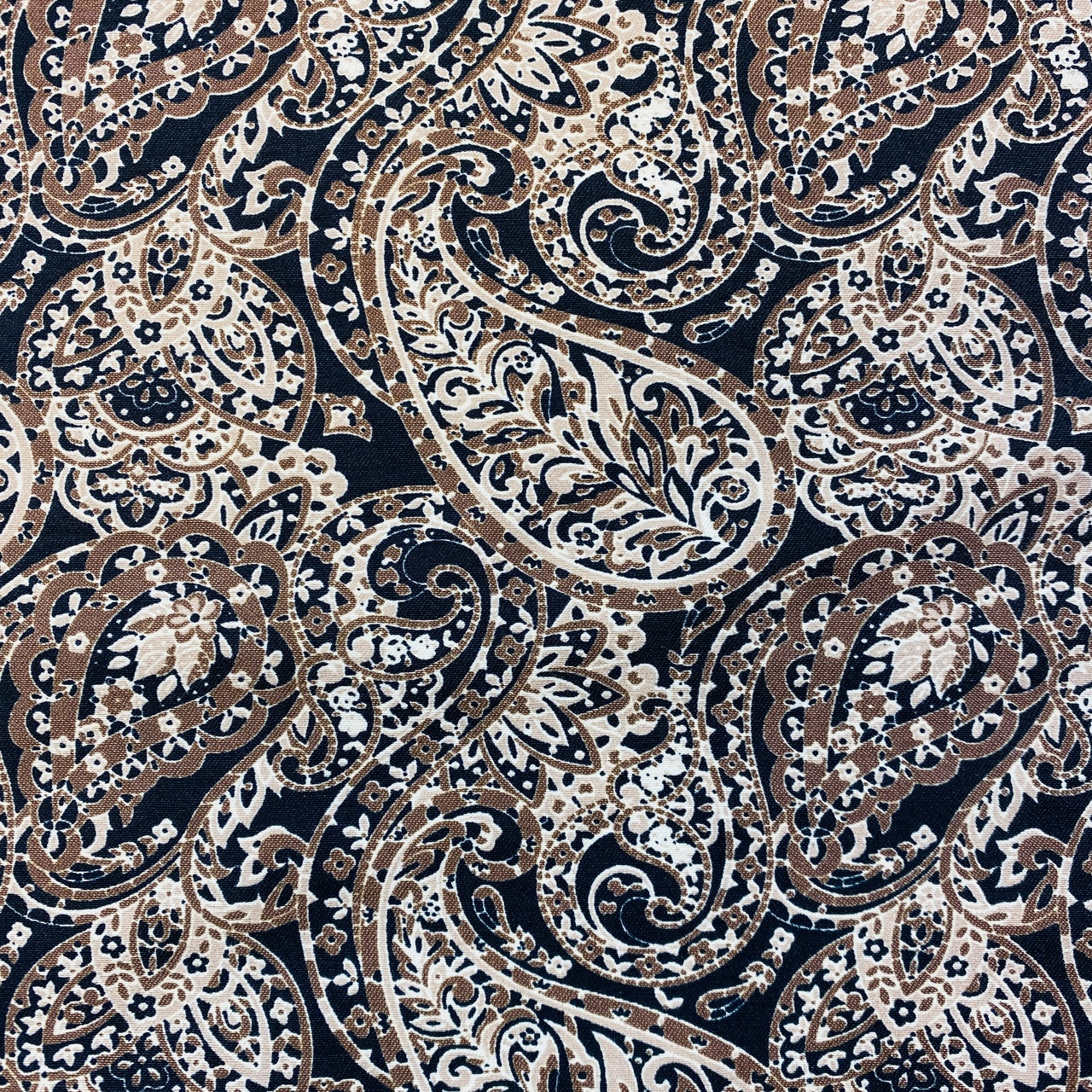 Paisley, svart - Bengalin