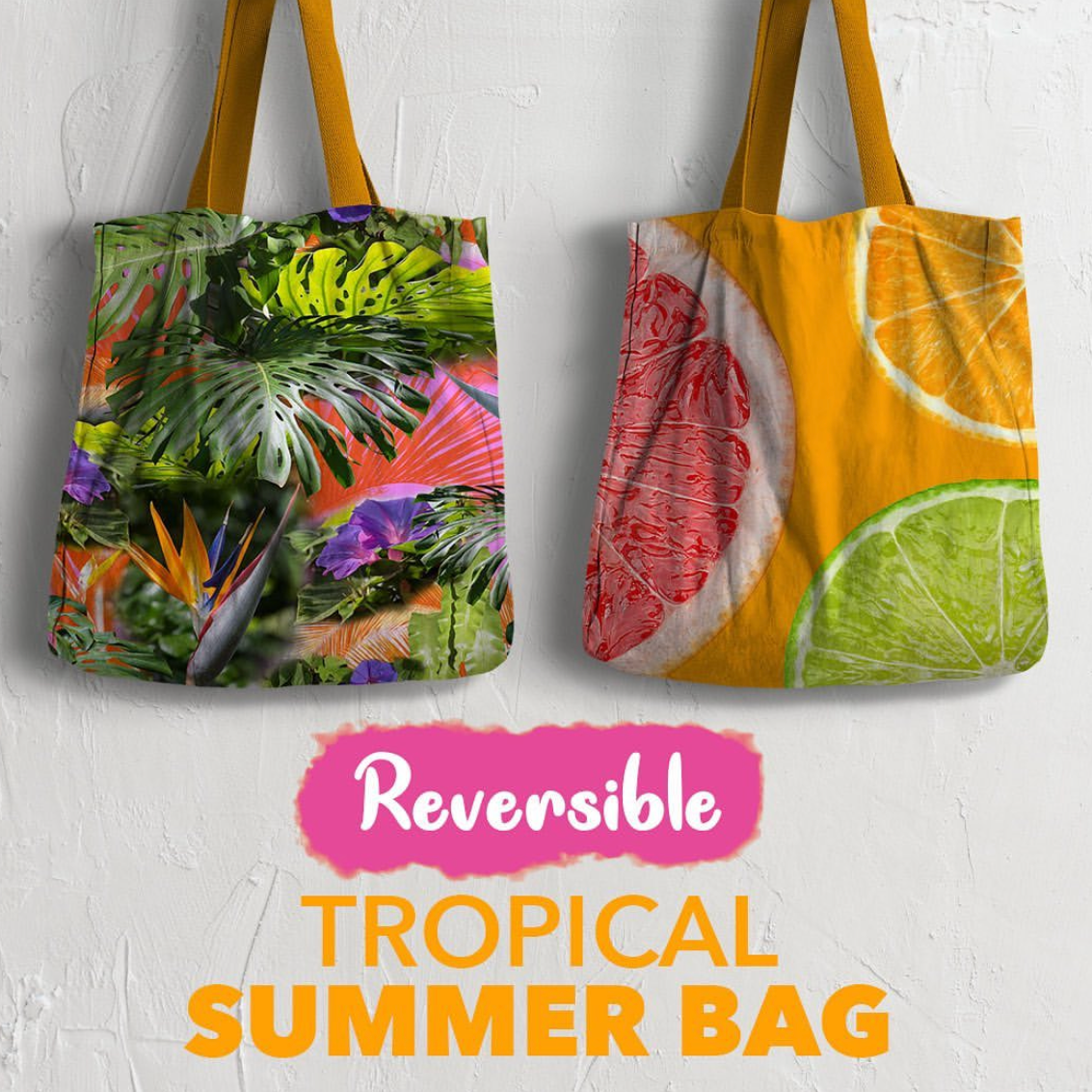 Tropical summer bag - Väskpanel