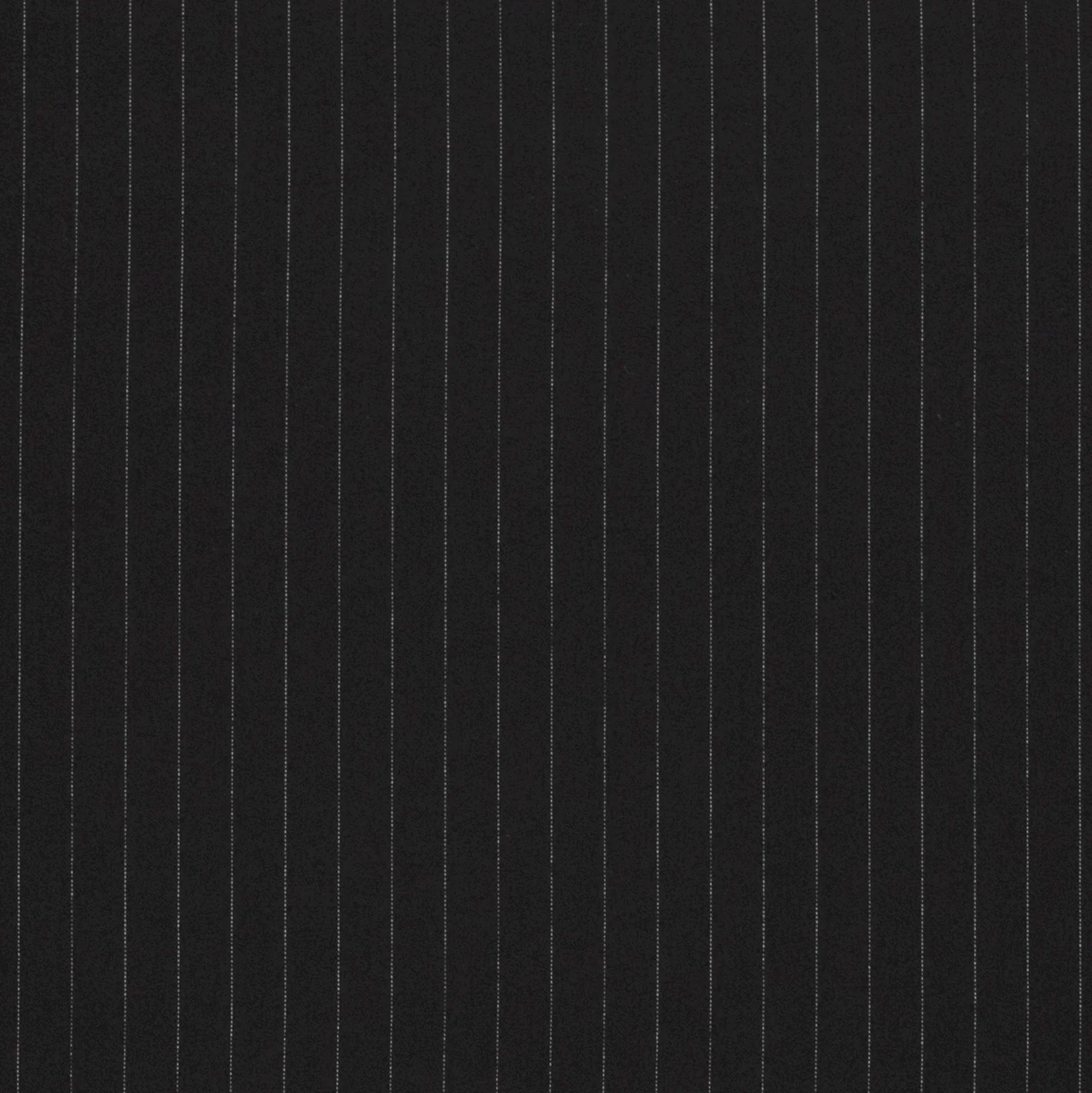 Pin stripe, black - Gabardin med stretch