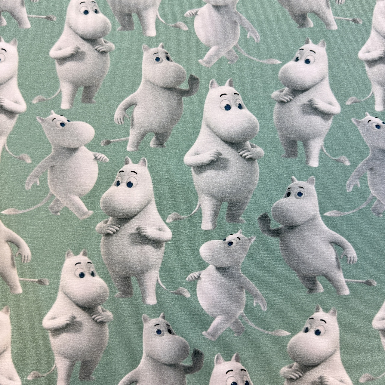 Mumin, pale green - Moomin By ZannaZ