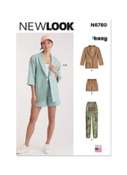 New Look 6780 - jacka, shorts och byxor- Dam