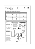 Burda  5759 Tillbehör