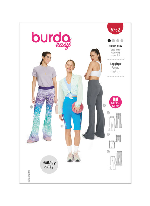 Burda  5762 Misses Leggings