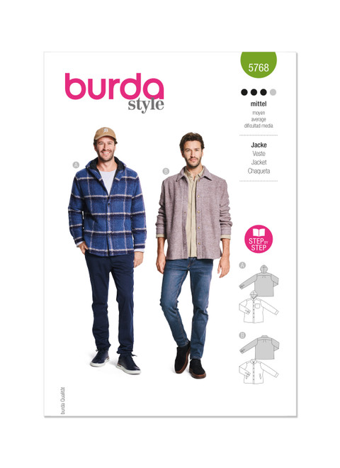 Burda 5768 herrjacka