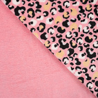 Dubbelsidig Fleece - Leo, pink