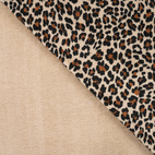 Dubbelsidig Fleece - Leoprint