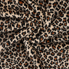 Dubbelsidig Fleece - Leoprint