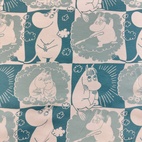 Moomin Check, pale blue - Moomin By ZannaZ