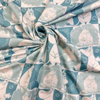 Moomin Check, pale blue - Moomin By ZannaZ